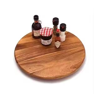 Tabla de cortar de frutas y verduras Lazy Susan de madera ecológica - Product Image 6