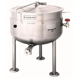 Cleveland Range KDL125F Industrial Cooking Pot 125 Gallon Direct Steam <b>Kettle</b> with Steam Control Valve - Product Image 2