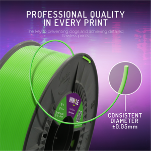 WINKLE PLA HD Filament Fluorescent 1.75 มม. 1 กก. สำหรับเครื่องพิมพ์ 3 มิติ FDM พิมพ์ง่าย คุณภาพยุโรป ผลิตในสเปน - Product Image 3