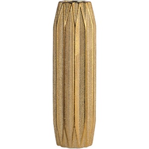 Florero de metal de color negro y dorado Decoración lujosa para el hogar para impresionantes arreglos florales - Product Image 6