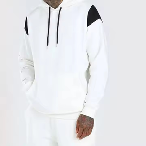 Conjunto personalizado de pantalones cortos con capucha para hombre, novedad de fabricante superior, chándal para correr, suites, logotipo bordado, diseño transpirable personalizado - Product Image 3