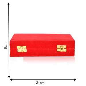 Ensemble de bols floraux en métal cuivre Viking 5 pièces dans une boîte à bijoux en velours rouge avec ruban cadeau article cadeau - Product Image 2