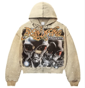 Servicio OEM OPDM, Diseño Personalizado Aceptable, Sudaderas con Capucha y Cremallera, Alta Demanda, Más Vendidas, Bordadas e Impresas para Hombre - Product Image 6