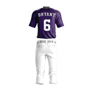 Venta caliente Uniformes de béisbol en blanco Personalizado Impreso Su Logotipo de equipo y número Ropa deportiva para hombres y mujeres 2025 - Product Image 6