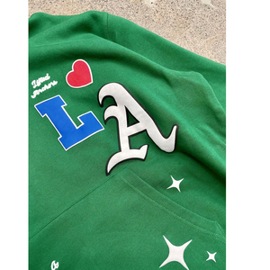 Sweat-shirts à capuche 100 % coton de haute qualité, personnalisés, design classique, faits main, impression en relief, fermeture éclair, 300 g, écologiques, collection 2025 - Product Image 6