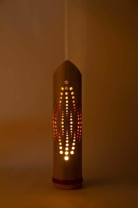 Hot Trend 2025 100% Lámpara de pared de bambú minimalista de bambú natural-Aplique elegante para estilo doméstico sostenible a granel para exportación - Product Image 5