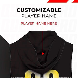 Maillots de sport personnalisés respirants 7v7 pour flag football, vêtements de sport, maillots de sublimation, tissu respirant, concentrés sur le joueur - Product Image 4