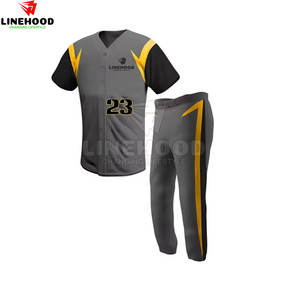 Uniformes de béisbol personalizados OEM transpirables nuevos estilos con nombre de equipo personalizado venta al por mayor en línea - Product Image 1