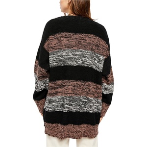 Cardigan da Donna Free People Southport Beach, Colore Antracite, Taglia S, Lungo, Stile Bohémien con Decorazioni in Pizzo e Bottoni per Autunno e Inverno - Product Image 2