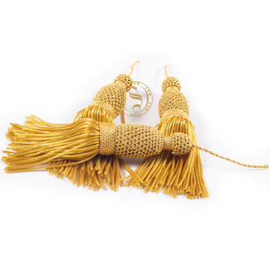 Meilleures ventes : Pompons en fil d'or pour églises, Pompons en fil de soie doré, Pompons sur mesure - Product Image 1