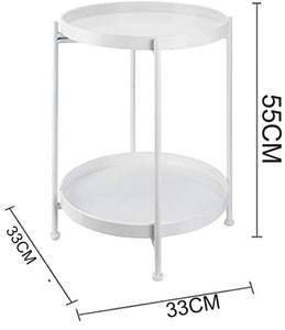 Table en métal pour les besoins de mobilier d'intérieur et d'extérieur avec un corps en acier résistant à la rouille et un design de support équilibré - Product Image 4