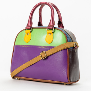 2025 nouvelle mode couture couleur femme sacs fourre-tout grande femme sacs à main pour les déplacements en cuir véritable Style rétro femme sacs à bandoulière - Product Image 1