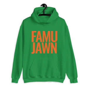 เสื้อฮู้ดแขนยาวผ้ากำมะหยี่ปักโลโก้ Florida A & M มหาวิทยาลัย FAMU - Product Image 1