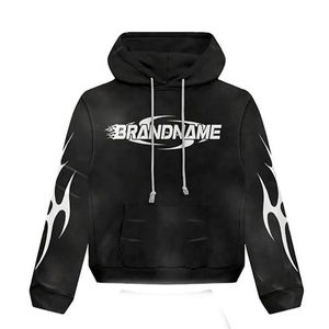 Nuevo Conjunto Deportivo Informal de Invierno para Hombre, Lavado Ácido, Ligero, Tejido, Cortavientos, Sudadera con Capucha Holgada y Pantalones Jogger - Product Image 6