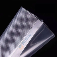 Sacs sous vide transparents thermoscellables personnalisés pour l'emballage des produits frais, approvisionnement en vrac