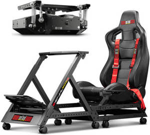 ชุดอุปกรณ์แข่งรถระดับสูง Best Sales Next Level Racing Motion Bundle GTTrack Cockpit พร้อมแท่นฐาน V3 Motion Platform - Product Image 2
