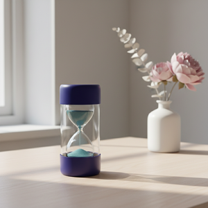 Meilleures ventes Sablier léger et portable de 30 ml en verre et bois au design nordique durable pour les petits moments critiques - Product Image 5