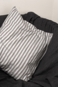 Recycled Yarn-Dyed Stripe Woven American Square <b>Cushion</b> Case Personalized Pillow <b>Covers</b> for Home Hotel Hospital set of 4 - Product Image 3