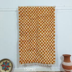 Alfombras de Lana Hechas a Mano Marroquíes, Auténticas Alfombras Bereberes, Lana Natural, Artesanía Artesanal, Tamaño y Colores Personalizables, Alta Calidad - Product Image 3