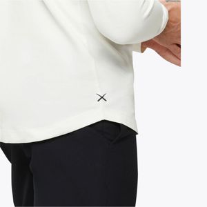 เสื้อ Henley ผ้านุ่มพิมพ์โลโก้ตามสั่งผ้าโพลีเอสเตอร์62% ผ้าฝ้าย33% สแปนเด็กซ์5% แขนยาวชายเสื้อโค้งสีกระดูก - Product Image 6