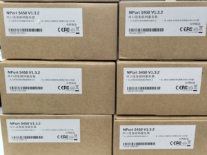 Moxa nport 5450 nport 5450-t gốc 4 cổng RS-232/422/485 Thiết bị nối tiếp mạng máy chủ Ethernet RJ45 giao diện Đại Lý Chứng Khoán - Product Image 5