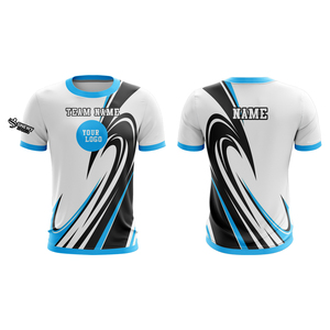 Camiseta de Manga Corta de Secado Rápido 100% Poliéster con Logotipo Personalizado, Impresión por Sublimación Completa, Camiseta de Maratón para Hombre - Product Image 1