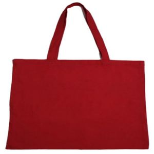 <b>Extra</b>-<b>Large</b> 100% Cotton Canvas Tote Bag Zipper Closure Hand Length Handle Custom Logo <b>Print</b> Multi-Use for Supermarket Shopping - Product Image 1