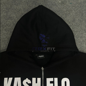 Sudadera con capucha con cremallera de diseño personalizado de fabricante profesional para hombres 100% algodón Venta directa de fábrica Precio barato más demandado - Product Image 3