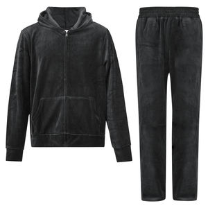 Chándal personalizado para hombre y mujer, ropa deportiva para correr, Color puro, precio al por mayor - Product Image 4