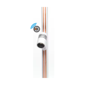 Italiano contemporáneo impermeable elegante pista LED luz moderno tallo Vertical árbol diseño minimalista estilo aluminio CE certificado - Product Image 1