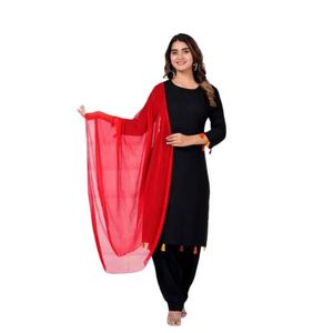 Nouvel arrivage de robes Punjabi Patiala de style Anarkali brodées pour femmes prêtes à porter de créateur de vêtements indiens pakistanais OEM - Product Image 1