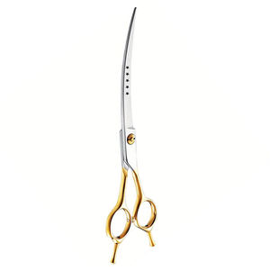 High Quality Grooming <b>Scissor</b> 7.5" With Finger Rest Dog <b>Hair</b> <b>Cutting</b> Grooming <b>Scissor</b> With Double Finger Rest - Product Image 6