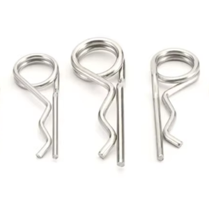 Goupille à ressort en acier inoxydable DIN11024 R sans épaule, finition brillante, non revêtue, diamètre de la tête 11mm-31mm, personnalisable - Product Image 1
