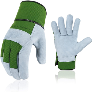 Fabricante de guantes de seguridad de trabajo de cuero para trabajo industrial Guante de aparejo canadiense de calidad de protección de grado A - Product Image 5