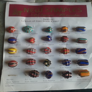 Custom Made Exquisite Collection of Handcrafted Glass Beads,in Various Sizes. Ideal <b>for</b> <b>Crafting</b> Home Decor, Jewelry Designer - Product Image 3