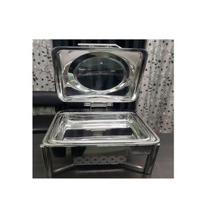 Juego de platos de frotamiento de cobre de acero inoxidable hidráulico eléctrico, tablero de calentamiento cuadrado Rectangular, calentador de alimentos para Buffet, calefacción eléctrica - Product Image 3