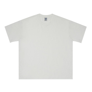 T-shirt grande taille 100% coton de haute qualité personnaliser le logo d'impression numérique T-shirt uni pour hommes 230gsm pour hommes - Product Image 2