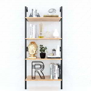 Modern 4-Tier Metal <b>Wall</b> <b>Shelf</b> 65x25x145cm Detachable for Home Decor & Tools KTT68016 - Product Image 6