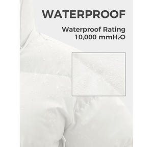 Blouson matelassé élégant pour femme, respirant, uni, teint, chaud pour l'hiver, à porter au quotidien, avec doublure douce pour la peau pour un confort tout au long de la journée - Product Image 5