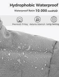 Moda artículo caliente ropa de calle al aire libre invierno logotipo personalizado de alta calidad de lona Stand Collar High Street Puffer chaqueta para hombres - Product Image 4