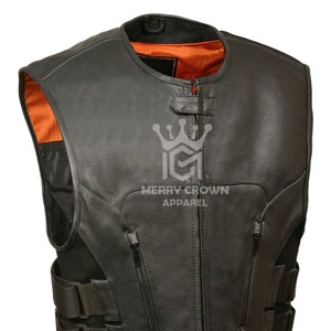 Chaleco de motorista de cuero de invierno reversible de calidad superior Servicio OEM Colores y tamaños personalizables Transpirable Impermeable al por mayor - Product Image 6