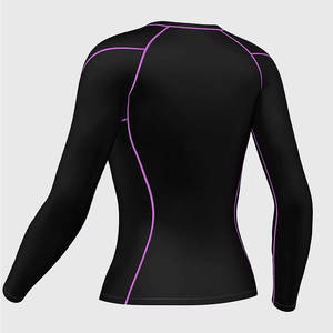 Camiseta de Compresión para Mujer, Sin Costuras, Manga Larga, Absorbe la Humedad, Transpirable, Elástica, de Alta Calidad, Spandex/Poliéster, Personalizable - Product Image 6