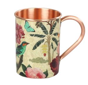 Tendance 100% cuivre émail Mul tasse avec poignée en cuivre vente chaude écologique nouveauté conception personnalisée - Product Image 1