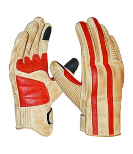 ถุงมือมอเตอร์ไซค์หนังวินเทจสำหรับผู้ชายถุงมือรถจักรยานยนต์แบบหน้าจอสัมผัส - Product Image 3