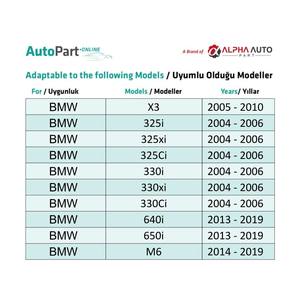 Clips de garniture intérieure pour BMW X3 325i 330i 640i 650i M6 750i Alpina B7 - 10 pièces - Product Image 5