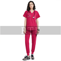 Conjuntos de Uniformes Médicos para Enfermeras, Nuevos Productos de Alta Calidad, Unisex, Tallas Grandes, Impermeables, Transpirables, 100% Poliéster