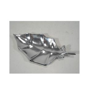 Assiette de service feuille d'argent Assiette de vaisselle de service snack - Product Image 4