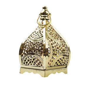 Handmade Metal <b>Moroccan</b> <b>Lantern</b> Table Top Wedding Centerpiece Ramadan Decor From India - Product Image 1