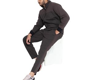 ชุดวอร์มผู้ชายแบบมีเชือกผูกเอว พิมพ์ลาย ไซส์ใหญ่ ผ้าฟลีซหนานุ่ม สำหรับฤดูหนาว รับผลิตตามแบบ OEM พร้อมสกรีนโลโก้ - Product Image 3