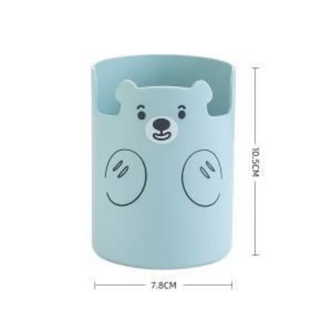 Factory Sale Cute Animal Kawaii Cartoon Bear Makeup Brush <strong>Lovely</strong> Fashion Student Stationery Organizer Pen <strong>Holder</strong> for Office - Product Image 4